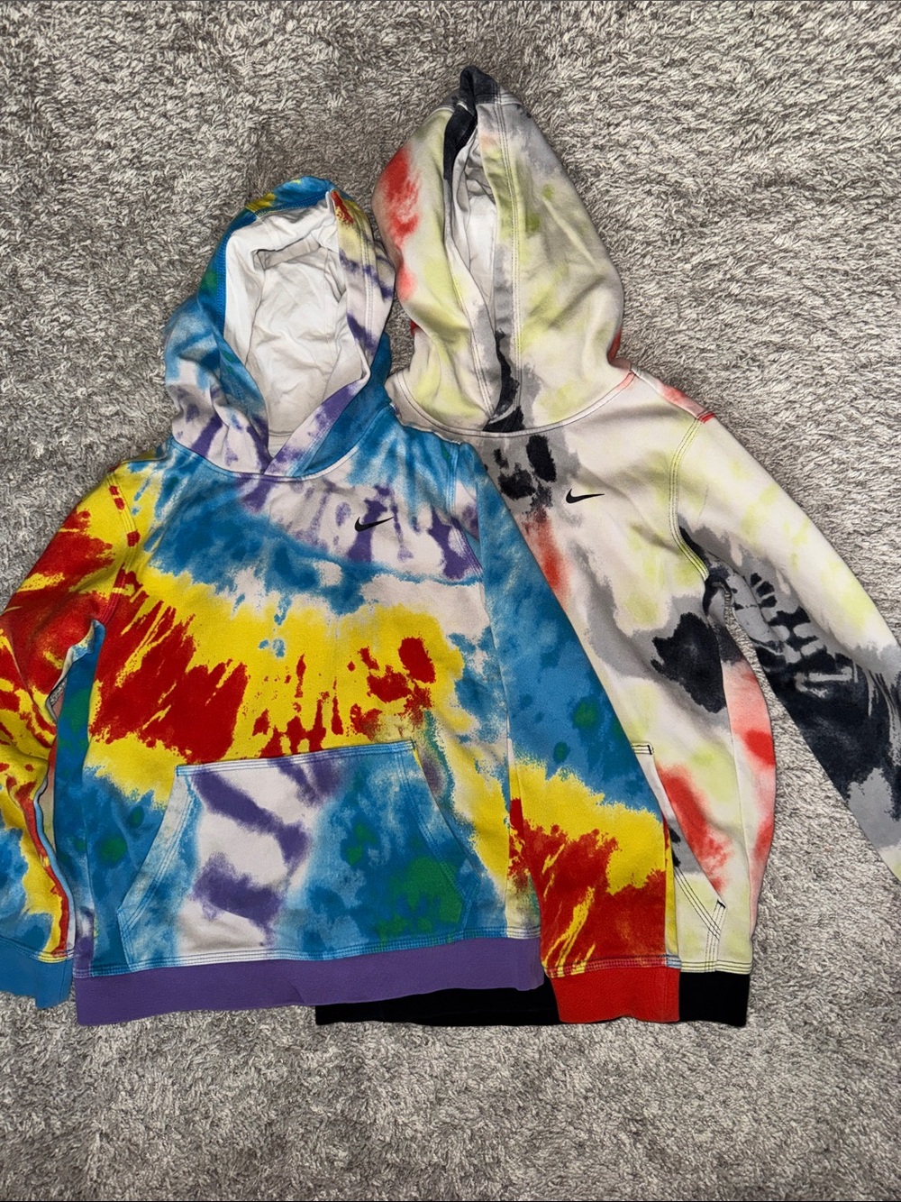 Tie-Dye Hoodies - Multicolor & Neon Splash
